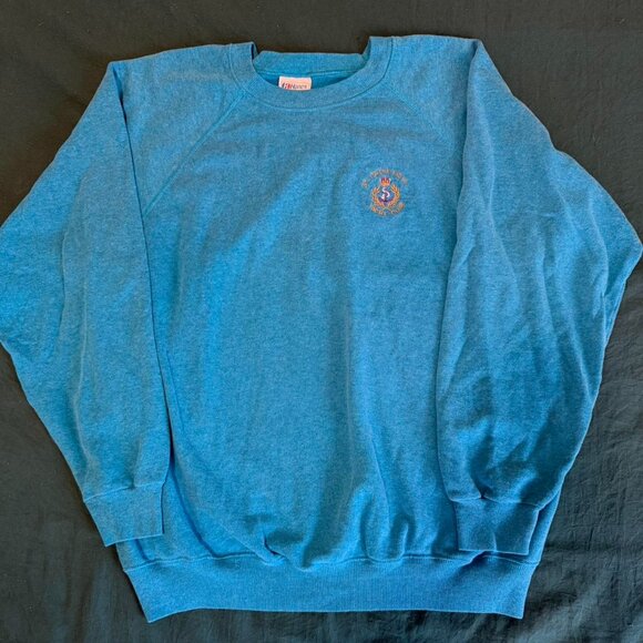 Women's Blue Sweatshirt - Picture 1 of 2